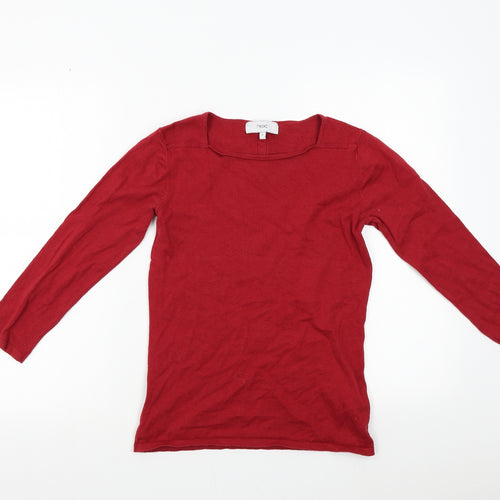 NEXT Womens Red  Knit Pullover Jumper Size 6