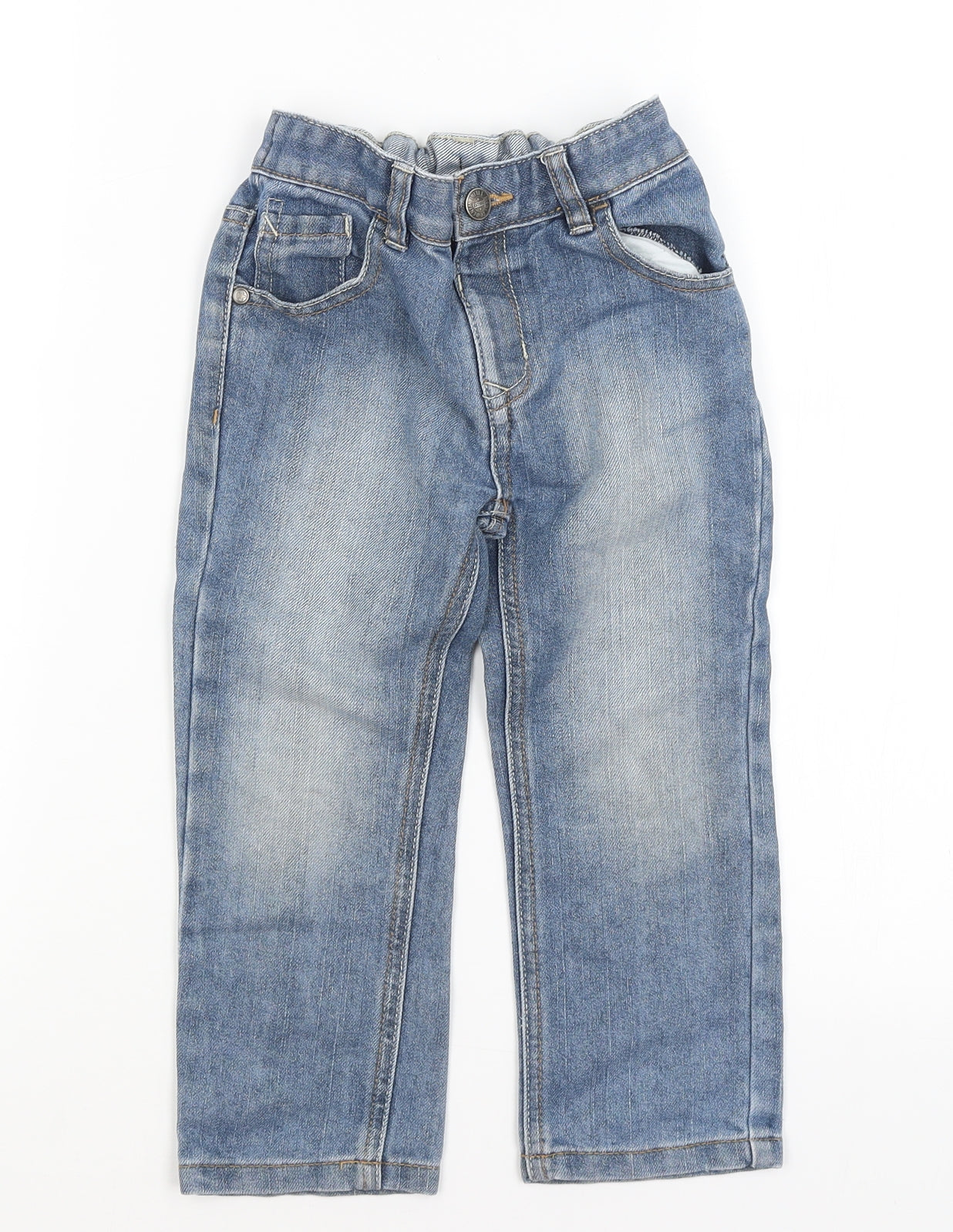 George Boys Blue   Straight Jeans Size 4-5 Years