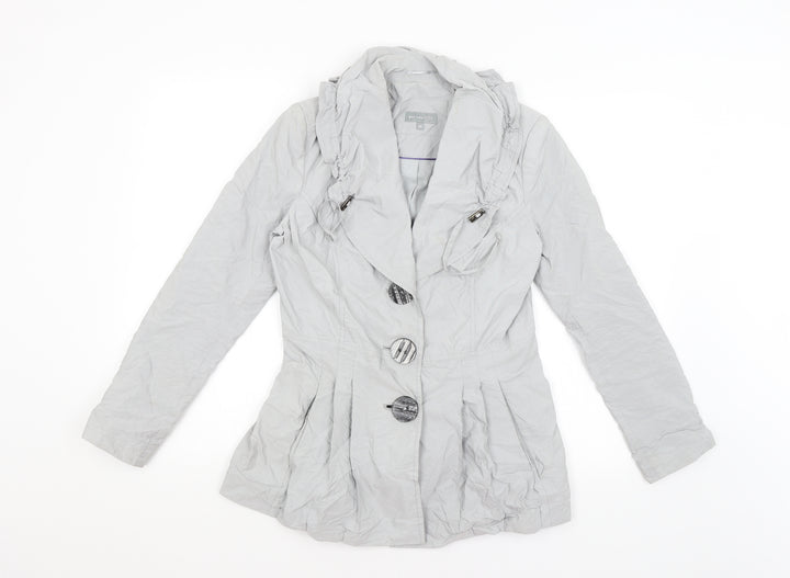 Per Una Womens Grey Jacket Blazer Size 10