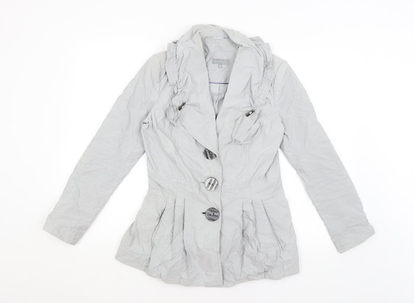 Per Una Womens Grey   Jacket Blazer Size 10