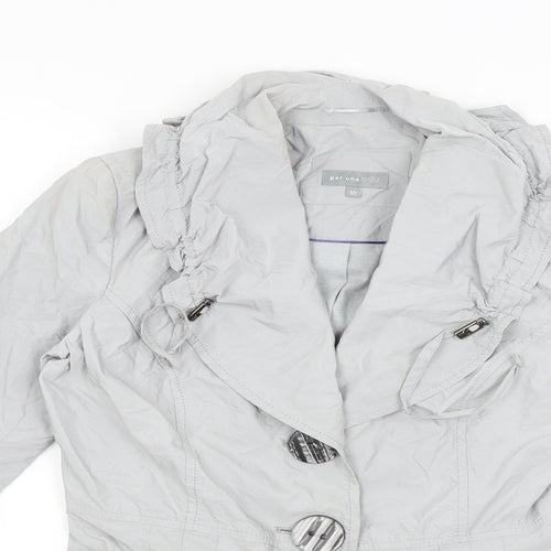 Per Una Womens Grey   Jacket Blazer Size 10
