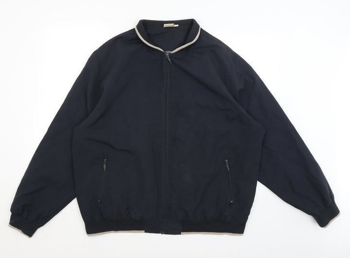 Chums Mens Blue   Rain Coat Coat Size L