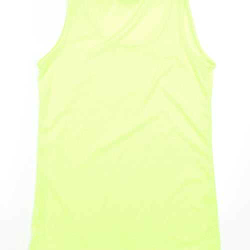 US Apparel Womens Yellow   Basic Tank Size 18