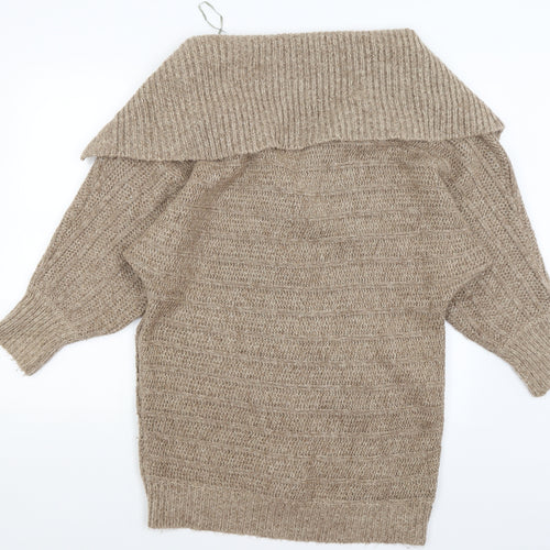 New Look Womens Brown   Cardigan Jumper Size 12