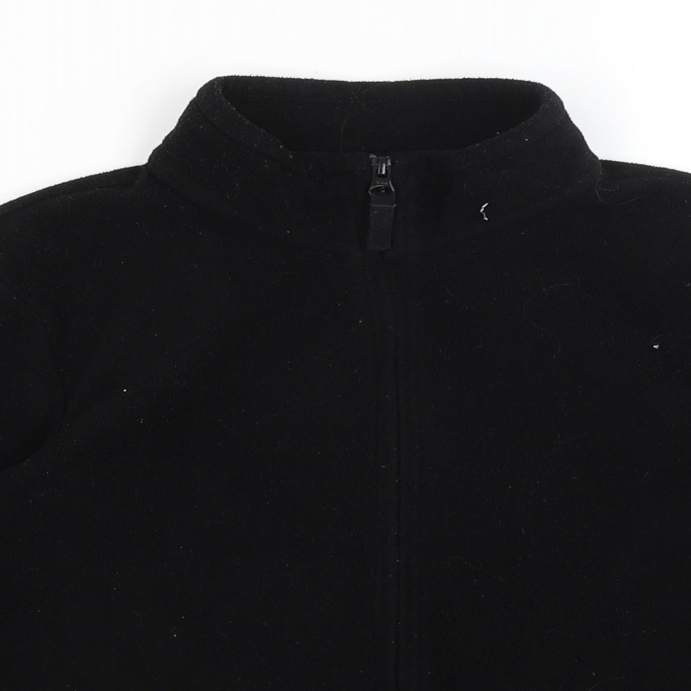 TU Boys Black   Full Zip Jumper Size 10 Years