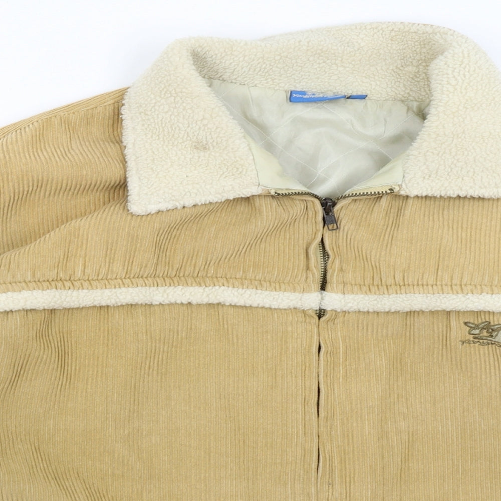Kangaroo Poo Mens Brown   Overcoat Coat Size M