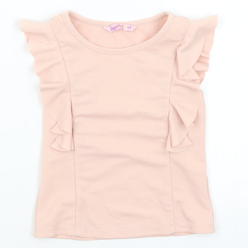 FG London Girls Pink   Basic Blouse Size 5-6 Years