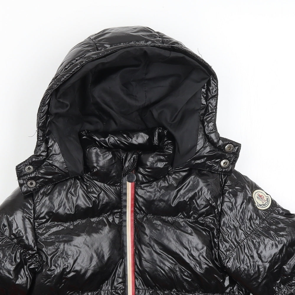 Moncler Girls Black   Puffer Jacket Coat Size 3-4 Years