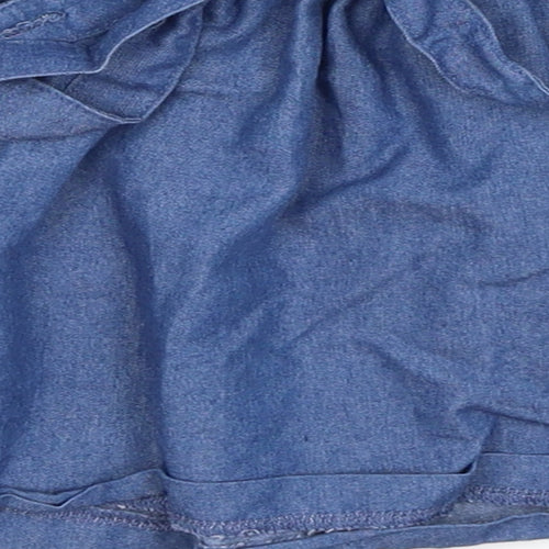 Preworn Girls Blue   Flare Skirt Size 4-5 Years