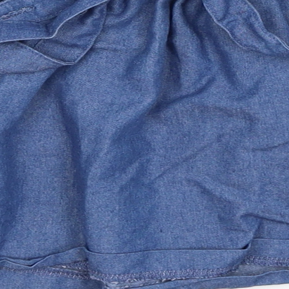 Preworn Girls Blue   Flare Skirt Size 4-5 Years