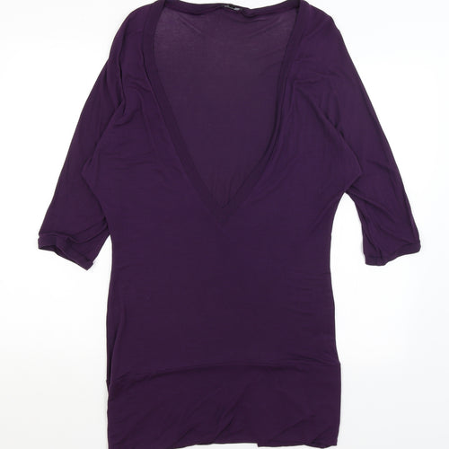 M&S Womens Purple   Pullover Jumper Size 14