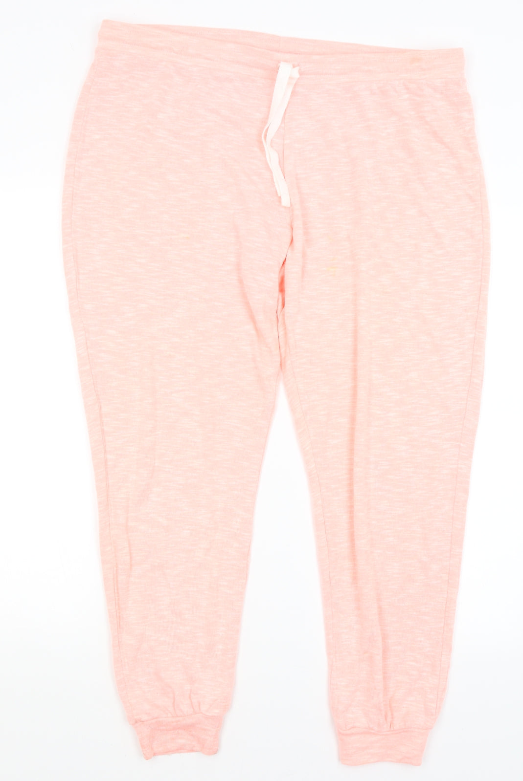 F&F Womens Pink Solid  Capri Pyjama Pants Size 16