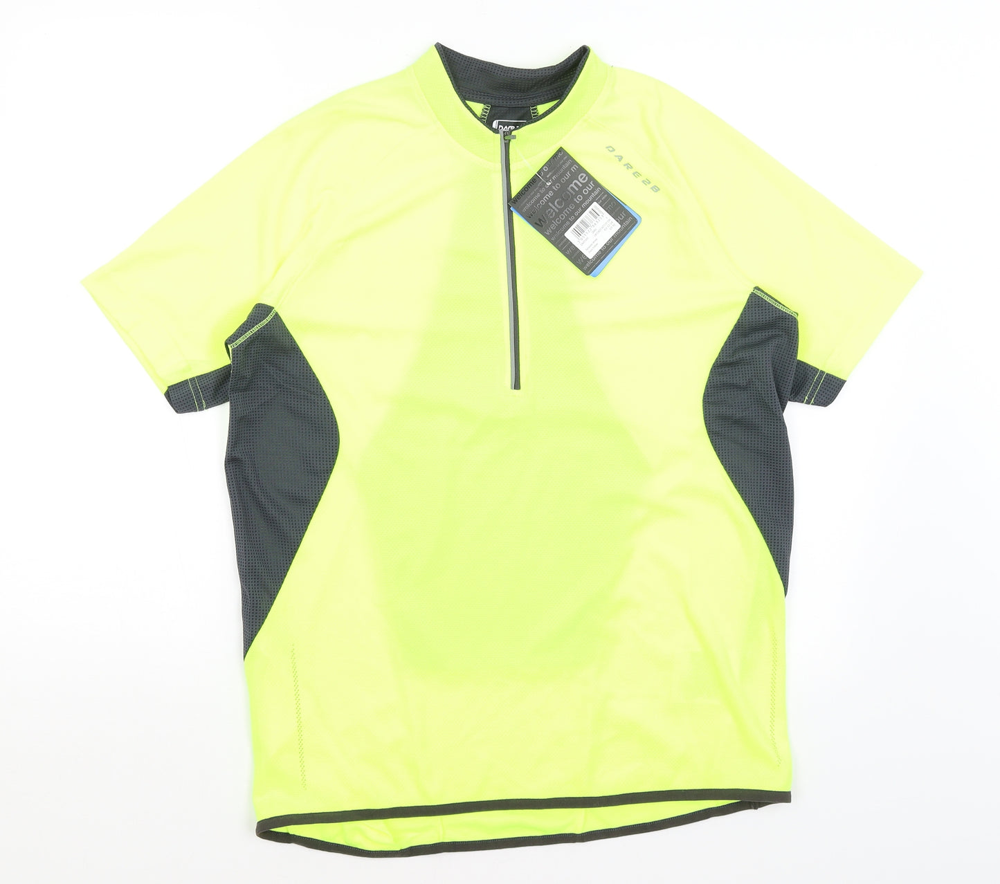 Dare 2 Be Mens Yellow   Basic T-Shirt Size L