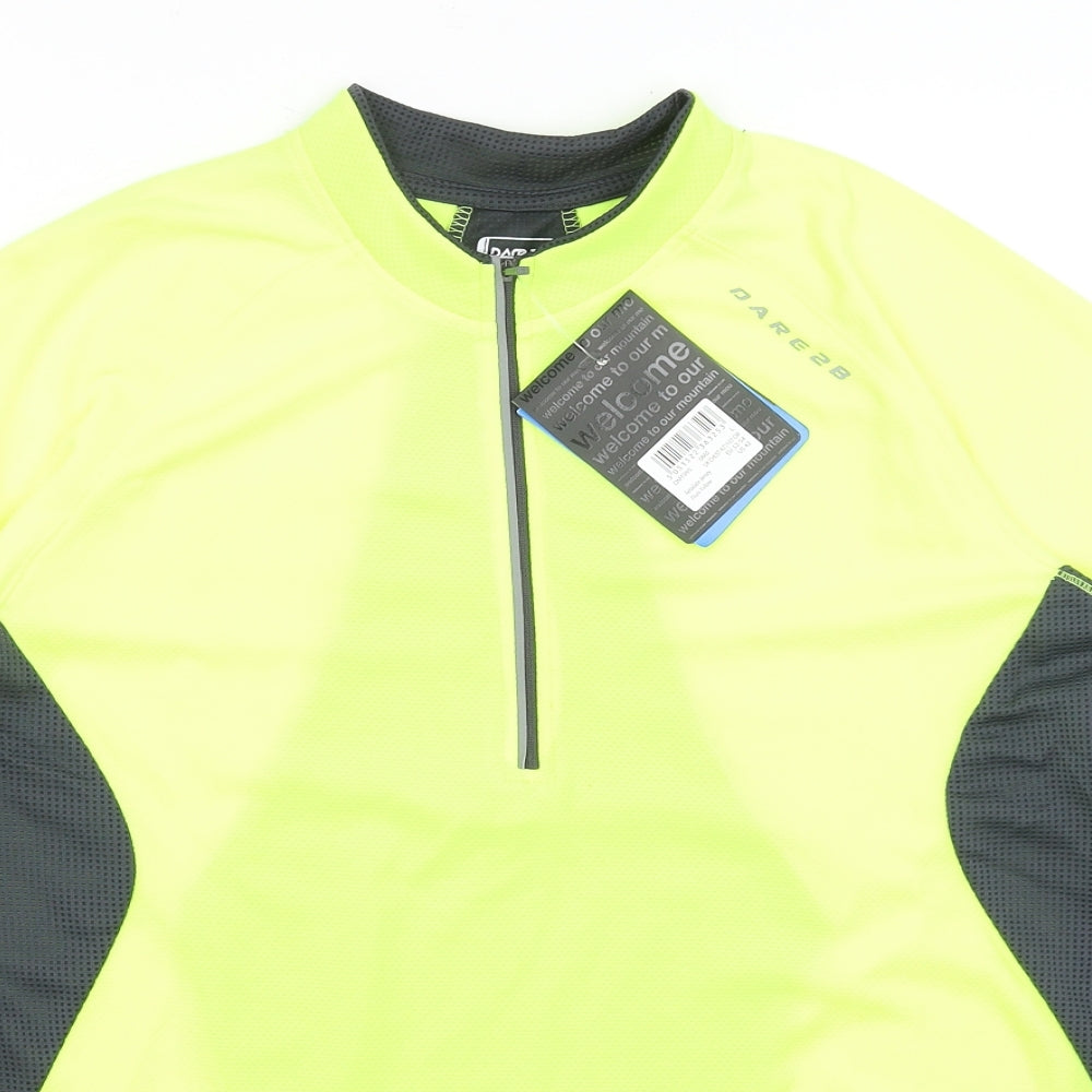 Dare 2 Be Mens Yellow   Basic T-Shirt Size L