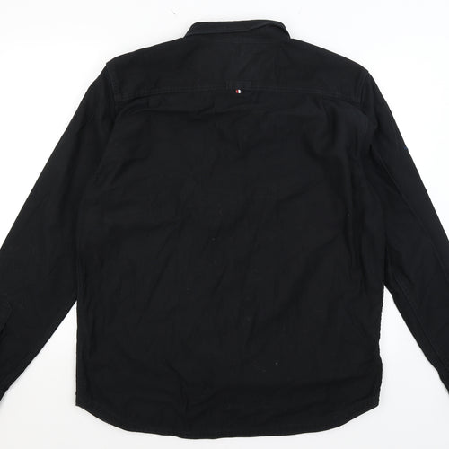 Superdry Mens Black    Button-Up Size 2XL