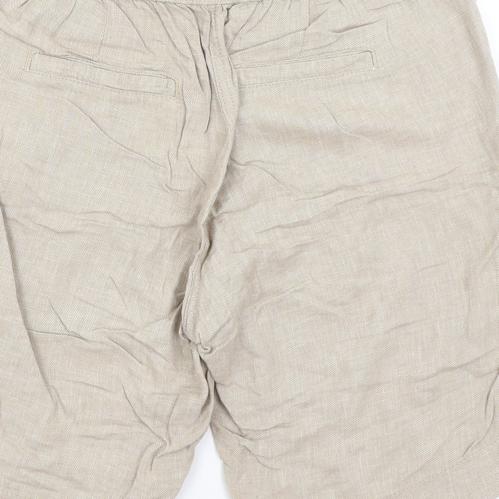 George Womens Beige   Bermuda Shorts Size 14