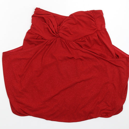 South Womens Red   Basic Blouse Size 12