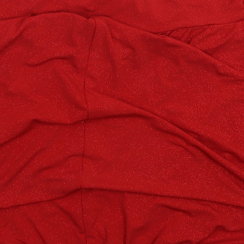 South Womens Red   Basic Blouse Size 12