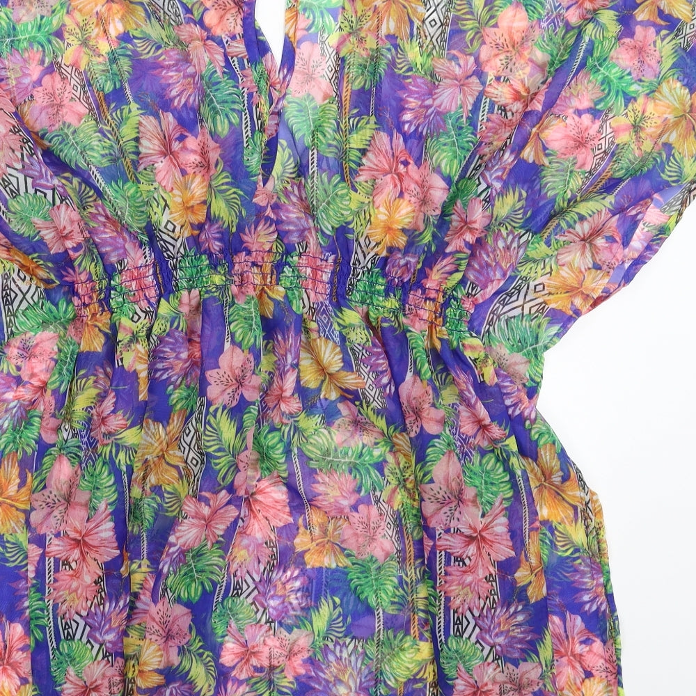 Atmosphere Womens Multicoloured Floral  Basic Blouse Size L