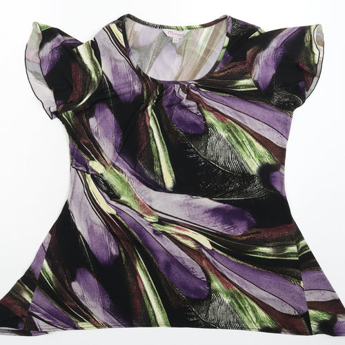 Mimosa Womens Multicoloured   Basic Blouse Size 14