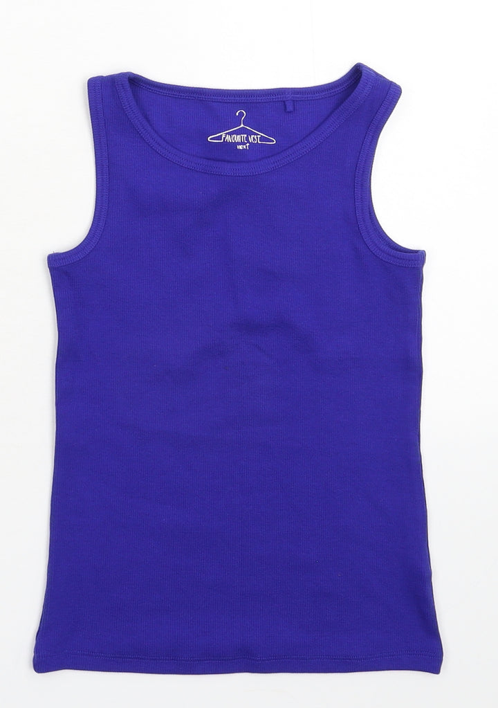 NEXT Girls Blue   Basic Tank Size 6 Years