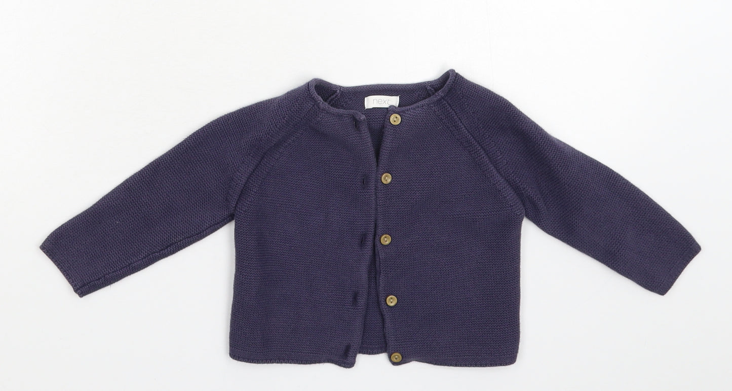 NEXT Baby Blue  Knit Cardigan Jumper Size 12-18 Months