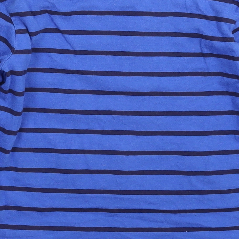 George Boys Blue Striped  Basic T-Shirt Size 3-4 Years