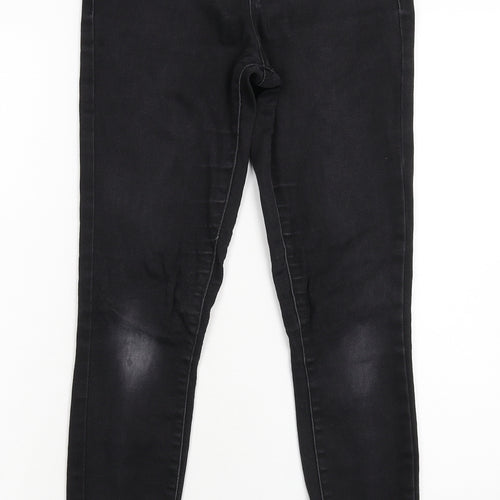 George Womens Black  Denim Jegging Jeans Size 8 L27 in
