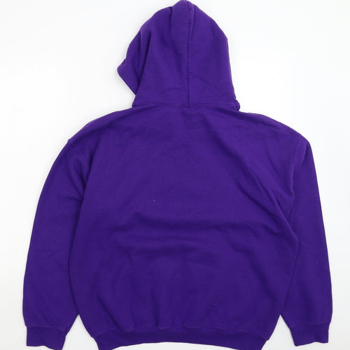 Gildan Mens Purple   Pullover Hoodie Size L