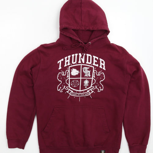 Thunder Apparel Mens Brown   Pullover Hoodie Size S