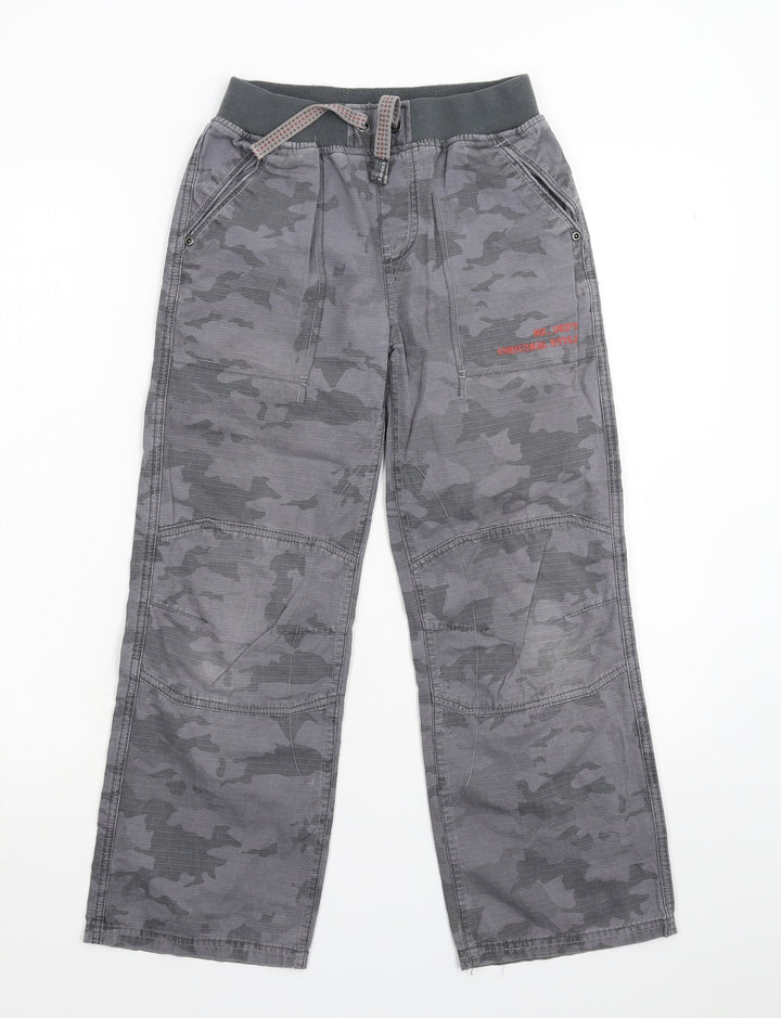 Blue Zoo Boys Grey Camouflage Denim Straight Jeans Size 9 Months