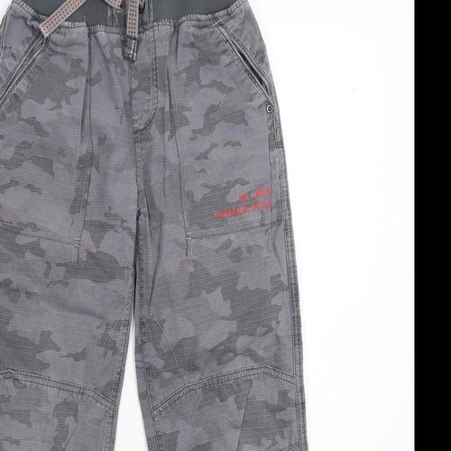 Blue Zoo Boys Grey Camouflage Denim Straight Jeans Size 9 Months