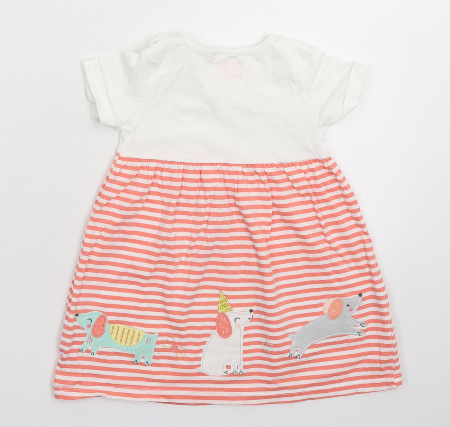 Blue Zoo Girls Multicoloured Striped  Fit & Flare  Size 9-12 Months