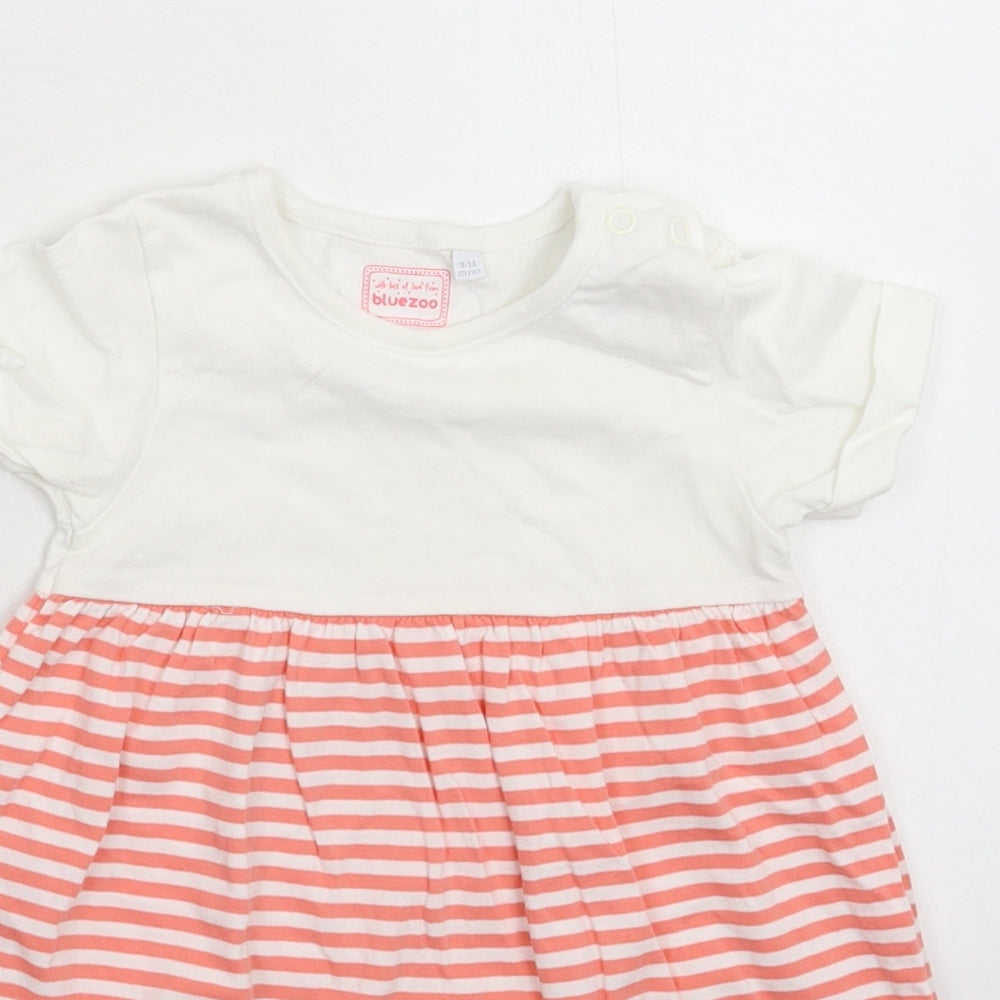 Blue Zoo Girls Multicoloured Striped  Fit & Flare  Size 9-12 Months