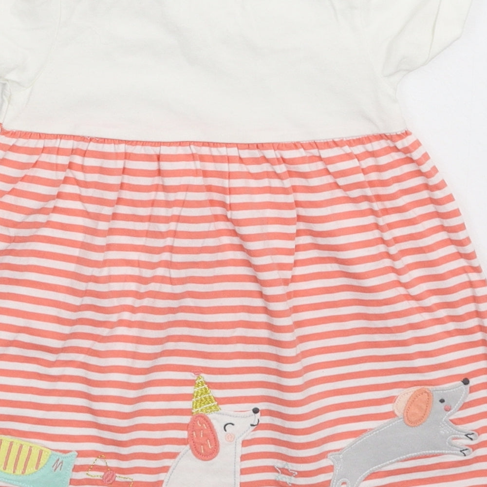 Blue Zoo Girls Multicoloured Striped  Fit & Flare  Size 9-12 Months