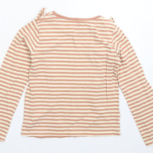 Very Girls Multicoloured Striped  Basic T-Shirt Size 11 Years