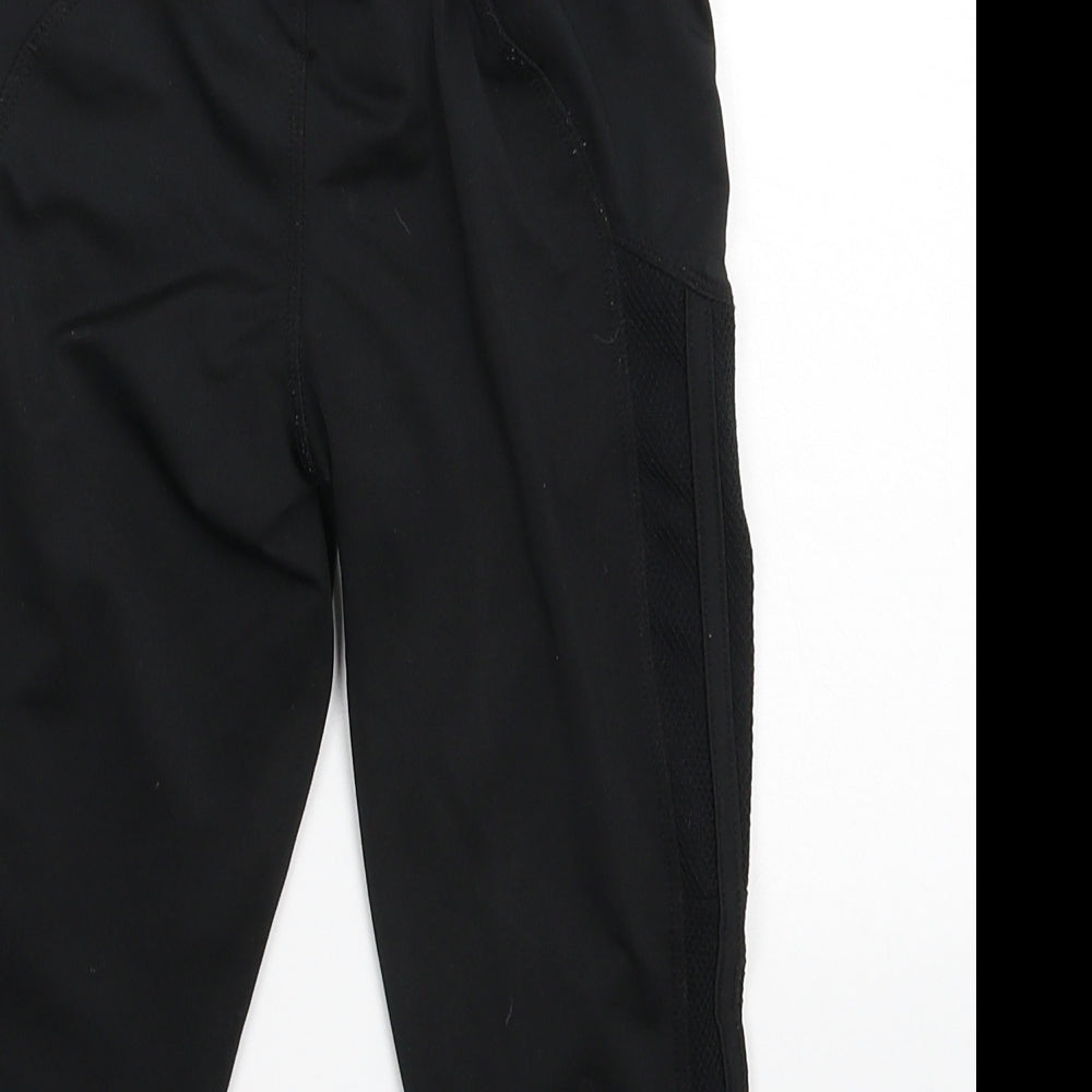 Peacocks Girls Black   Cropped Trousers Size 9 Years - Legging