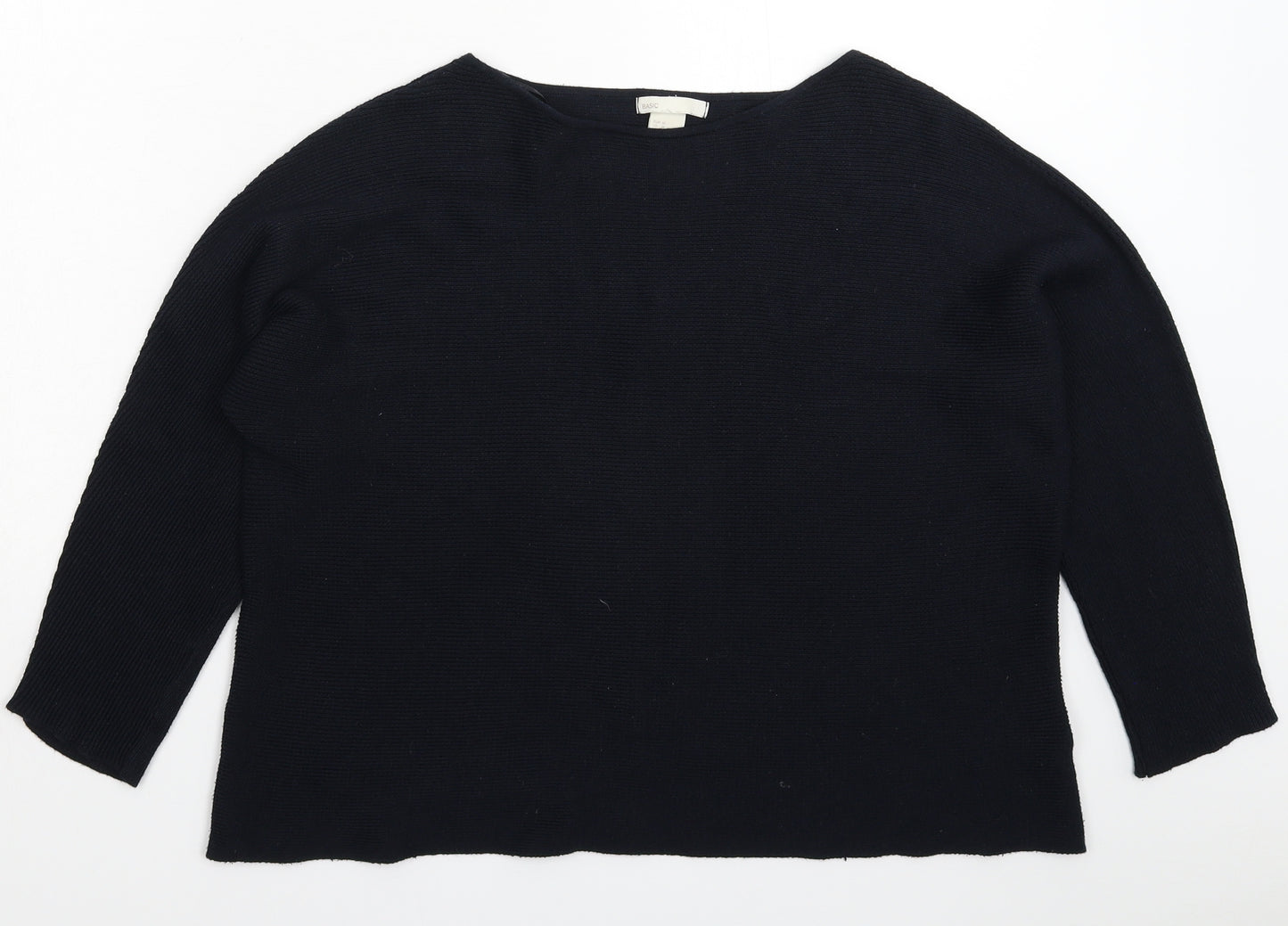 H&M Womens Blue  Knit Pullover Jumper Size M