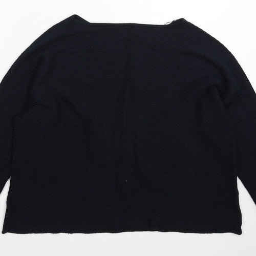 H&M Womens Blue  Knit Pullover Jumper Size M
