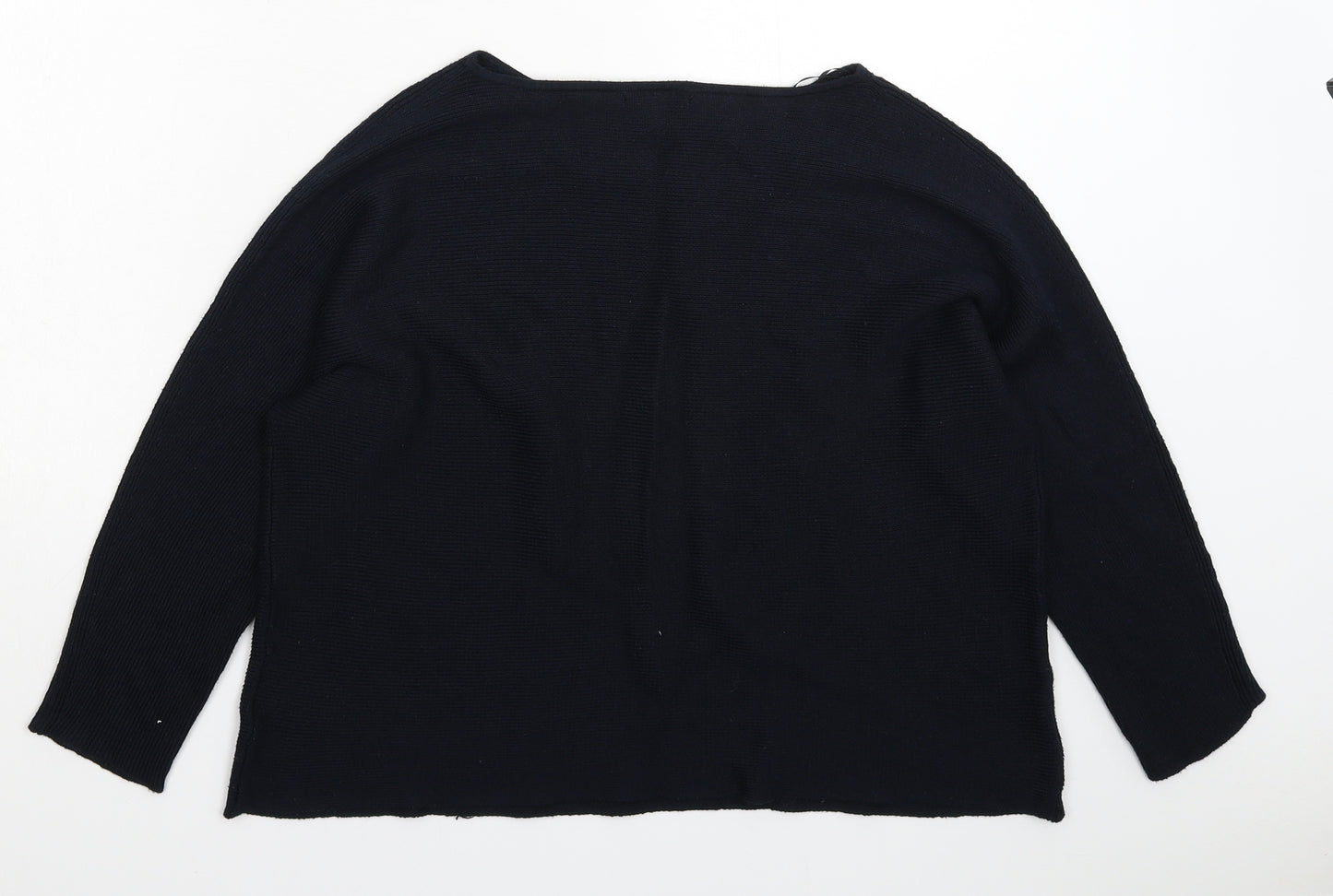 H&M Womens Blue  Knit Pullover Jumper Size M