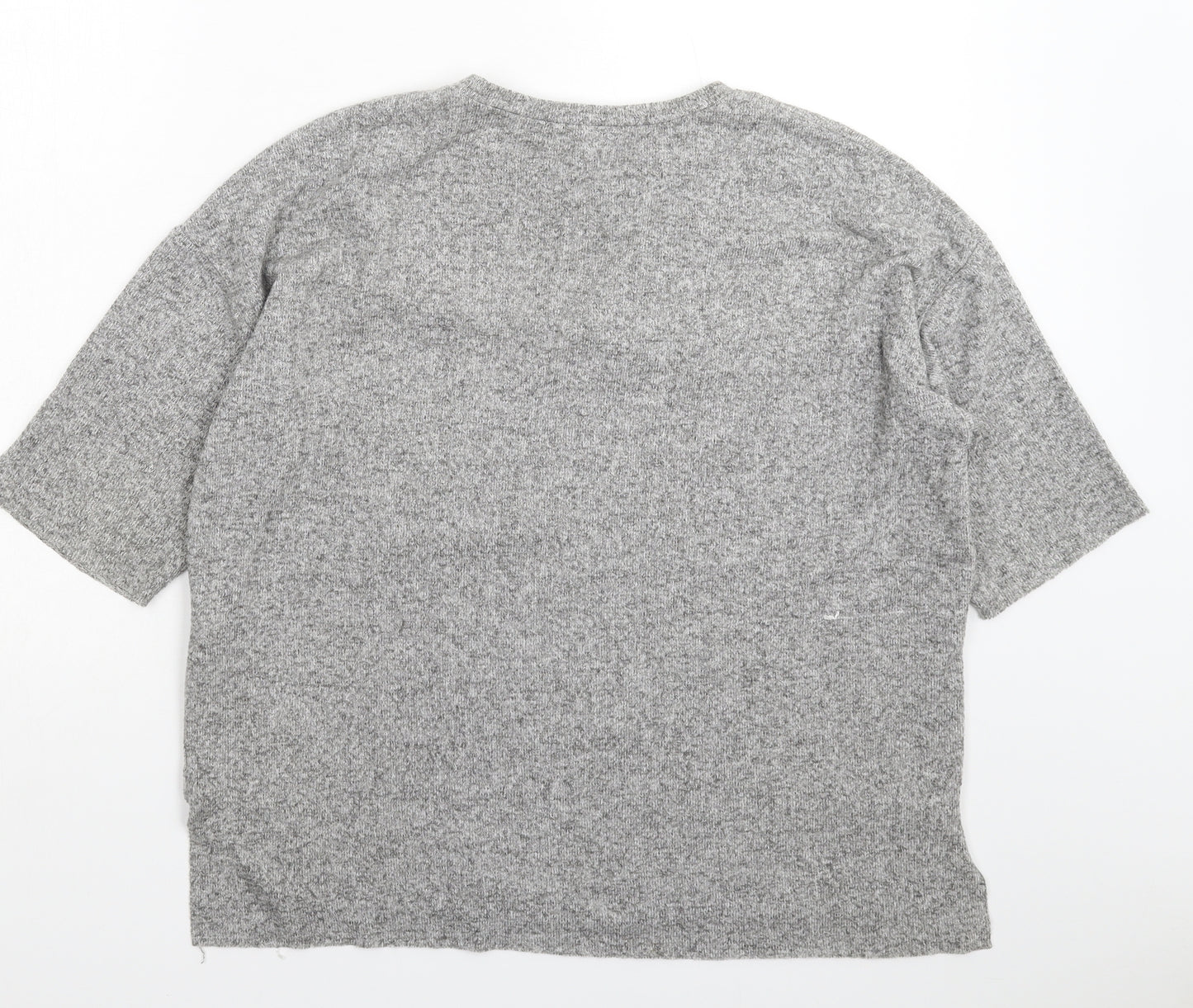 Zara Womens Grey  Knit Pullover Jumper Size S