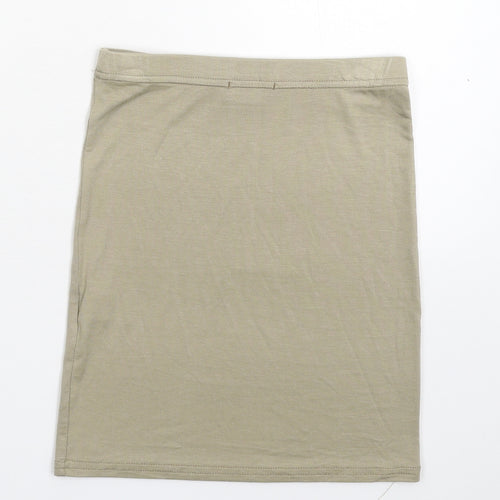 PRETTYLITTLETHING Womens Grey   Straight & Pencil Skirt Size 6