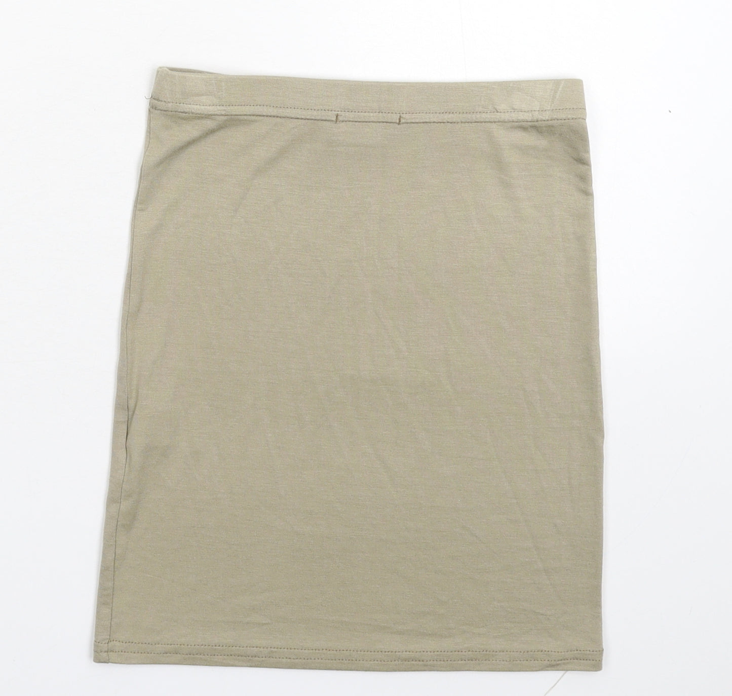 PRETTYLITTLETHING Womens Grey   Straight & Pencil Skirt Size 6