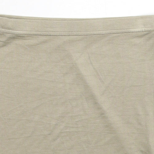 PRETTYLITTLETHING Womens Grey   Straight & Pencil Skirt Size 6