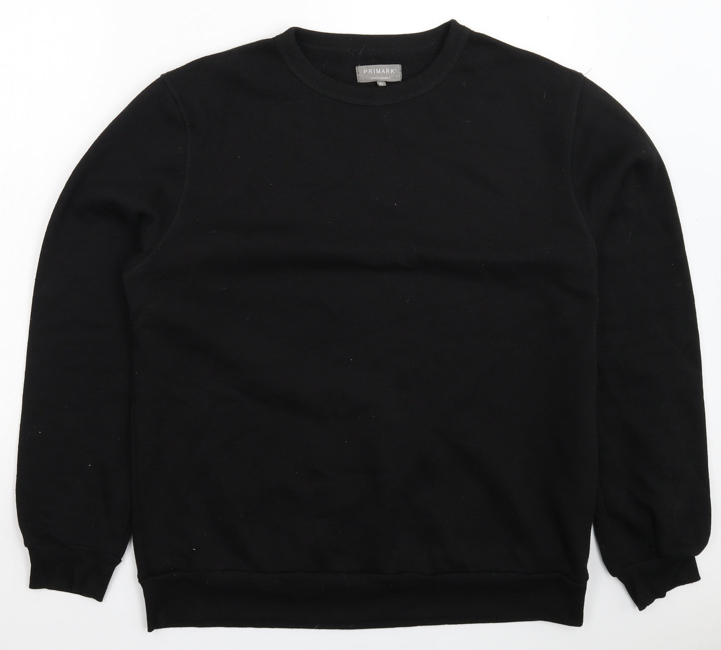 Primark Mens Black   Pullover Sweatshirt Size XL