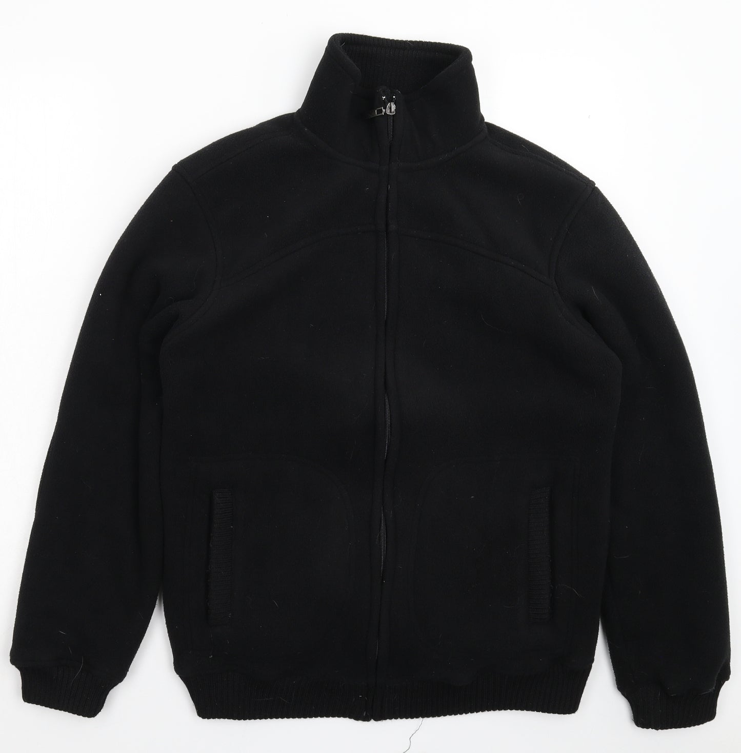 Cedar Wood State Mens Black  Fleece Jacket  Size M