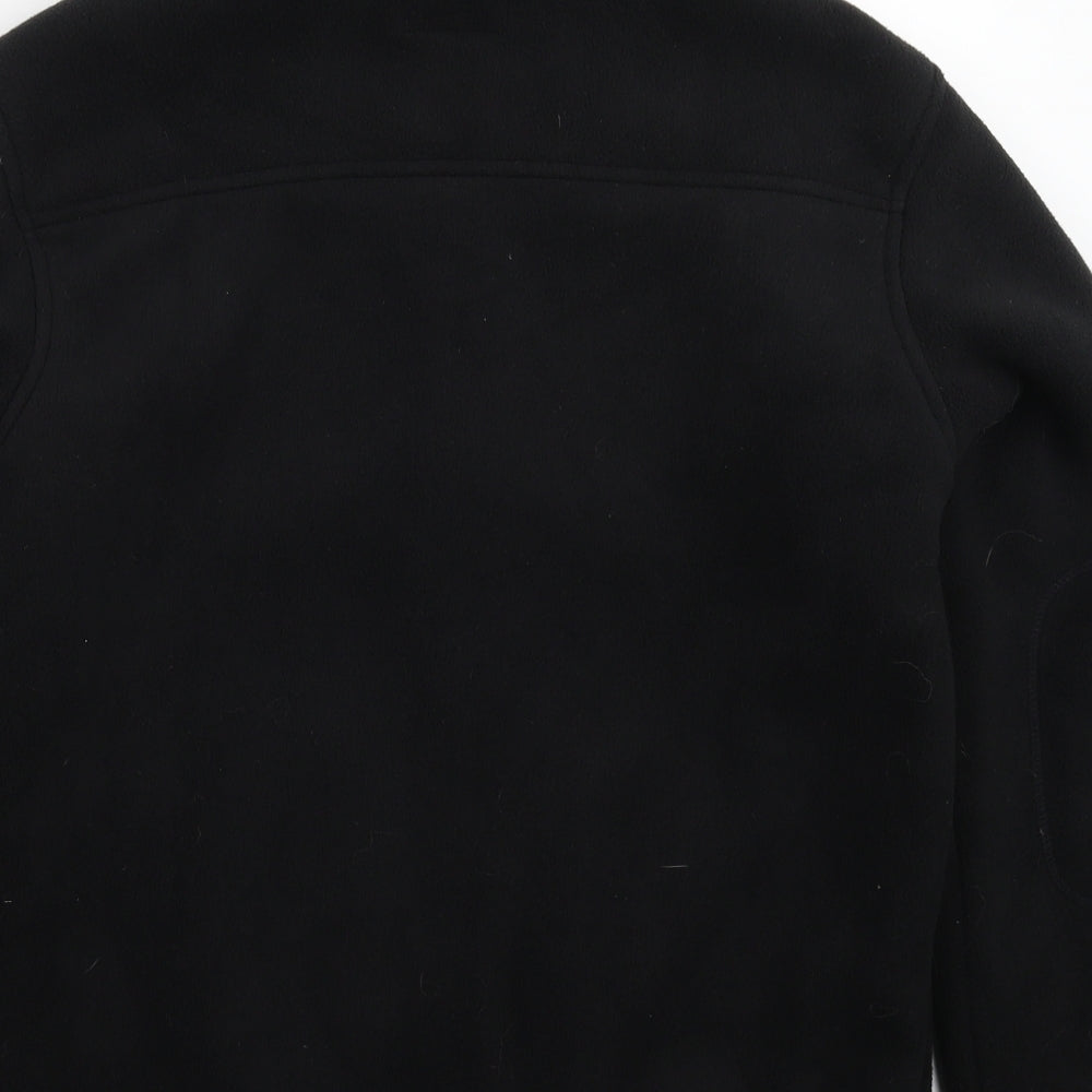 Cedar Wood State Mens Black  Fleece Jacket  Size M