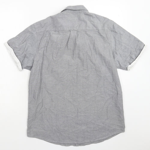 Cedar Wood State Mens Grey    Button-Up Size L