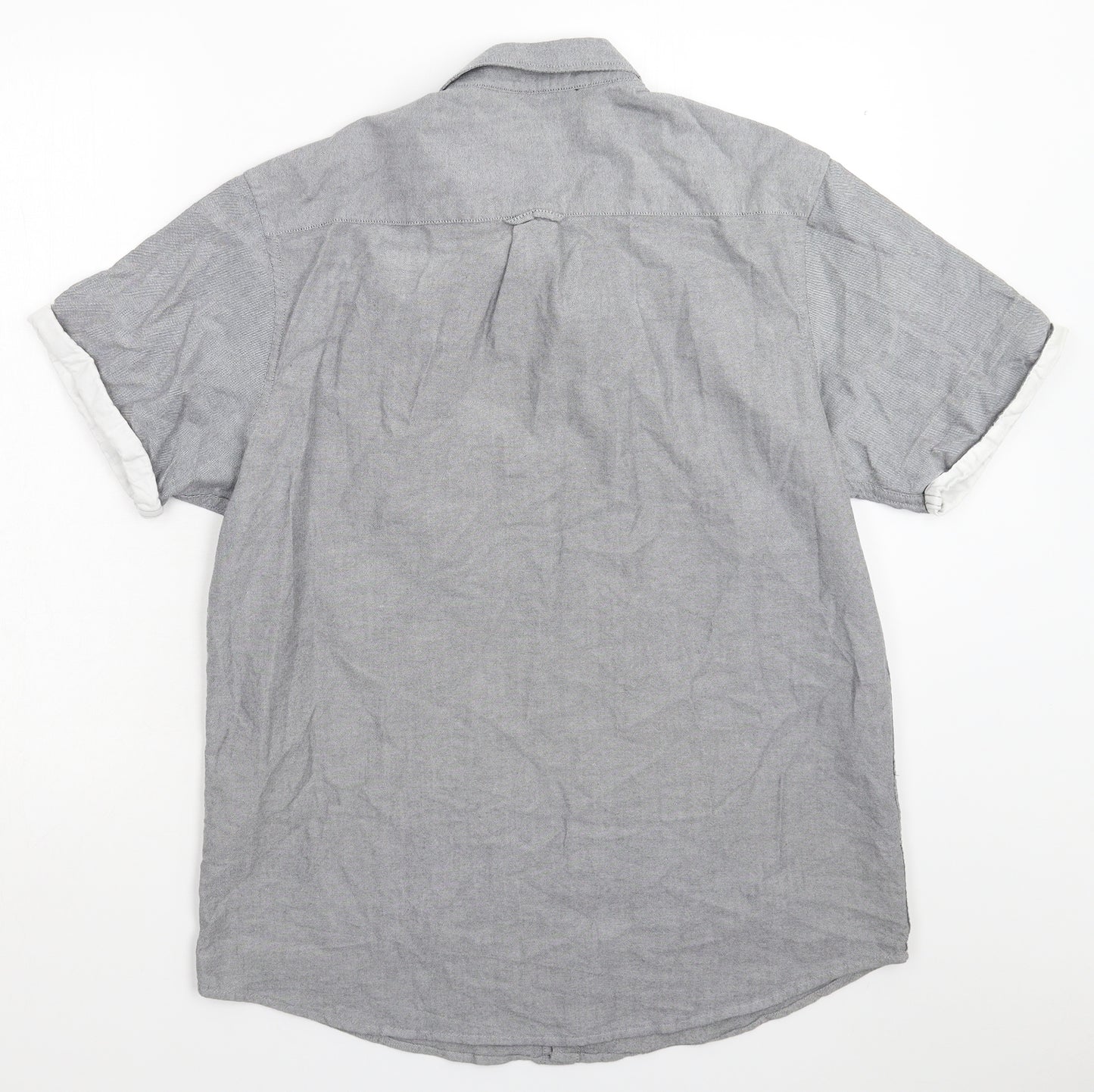 Cedar Wood State Mens Grey    Button-Up Size L