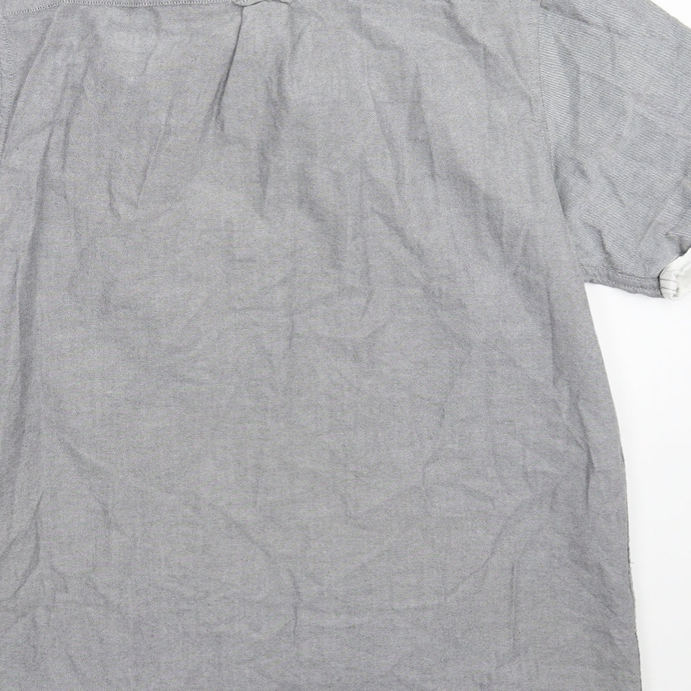 Cedar Wood State Mens Grey    Button-Up Size L
